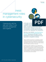 IT and Business Managment Roles in Cybersecurity