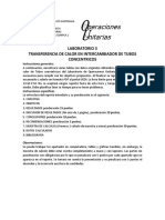 Laboratorio 3 Transferencia de Calor en Intercambiador de Tubos Concentricos PDF