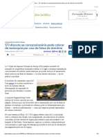 ConJur - STJ Discute Se Concessionária Pode Cobrar Por Uso Da Faixa de Domínio PDF
