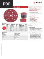 Ficha de lijas circulares Wurth (2)