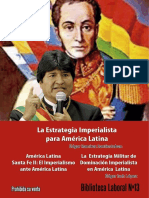 La Estrategia Imperialista para America Latina Edgar Ramirez PDF