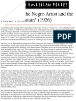 "The Negro Artist and The Racial Mountain" (1926)