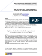 Aplicação do método de Holt-winters para a previsão de demanda de computadores de mesa em uma loja de informática em Foz do Iguaçu