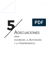 5.Adecuaciones para autonomía e independencia