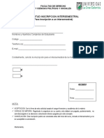 Formato Solicitud Intersemestral