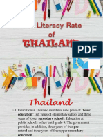 Literacy Rate of Thailand