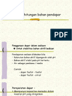 Cara Perhitungan Bahan Pendapar