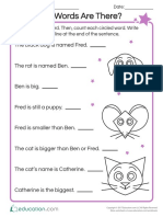 Preschool One-to-One Word Correspondence WK3 PDF
