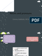 1 - Nouns and Pronouns