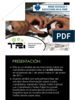 Estudio: Redes Sociales y Elecciones en El Perú