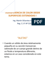 Transferencia de Calor Desde Superficies Extendidas I