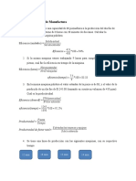 Ejercicios de Sistemas de Manufactura