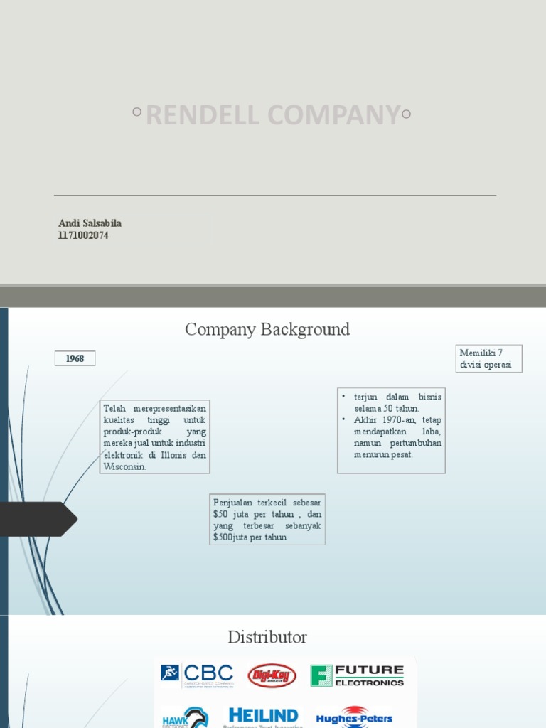 SpmRendell Company Kasus Dan Pembahasan Kasus PDF