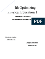Health Optimizing Physical Education 1