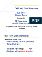 CSEE2123: OOP and Data Structures: Binary Trees