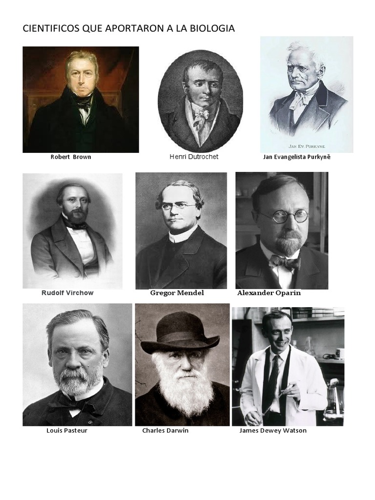 Cientificos Que Aportaron A La Biologia PDF
