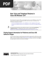 New Voice and Telephony Features in Cisco IOS Release 12.4T