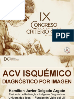 Neuroimagenes ACV Isquemico - Congreso ANIR 2020