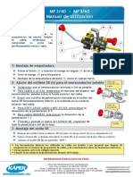 MF3/40 - MF3/60 Manual de Utilización: 1-Montaje de Empuñadura