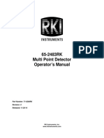 65-2483RK Multi Point Detector Operator's Manual: Part Number: 71-0206RK Revision: C Released: 11/26/14