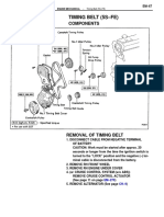 Timing Belt (5S-Fe) : Components