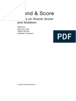 Sound and Score. Essays On Sound Score A (001-159) - 2 PDF