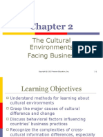 Chapter 2 Cultural Environment