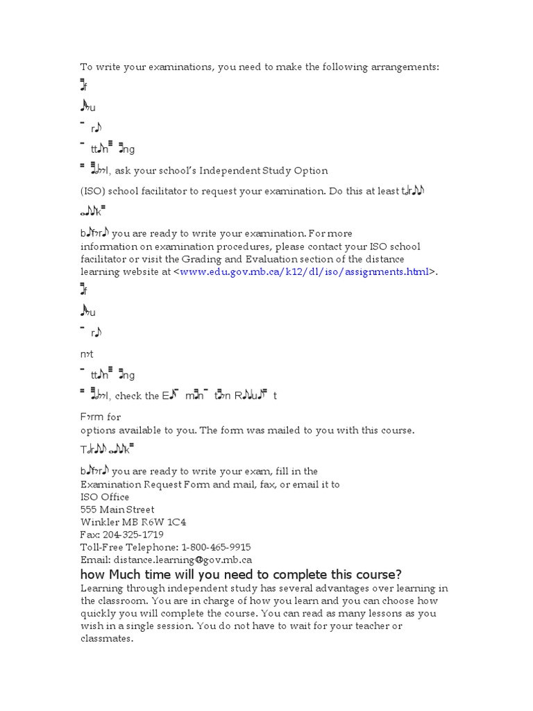 To Write Your Examinations | PDF