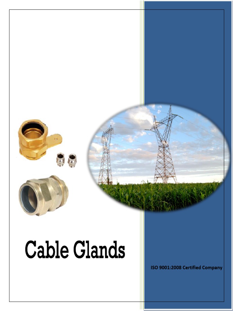 Cable Glands Catalogue PDF | PDF | Wire | Manufactured Goods