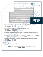 Balances de comprobación y estados financieros consolidados de compañías matriz y subsidiaria