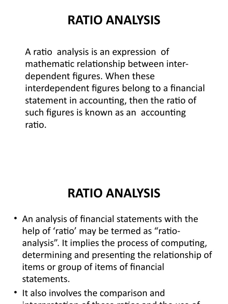 Understanding Ratio Analysis in Finance | PDF | Financial Ratio ...