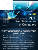 ICT Five Generations of Computers PDF