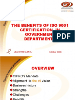 The Benefits of Iso 9001 Certification in Government Departments