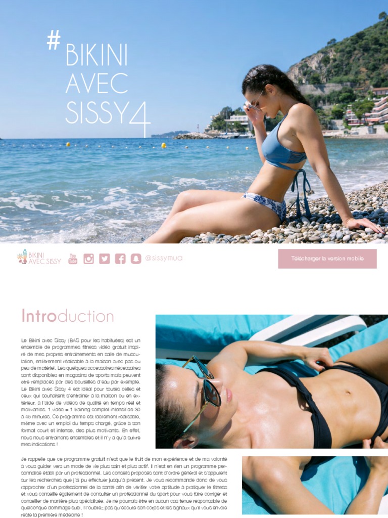 Bikini Avec Sissy Mua 1 Pdf Ebook BAS 4 PDF | PDF | Musculation | Sucre