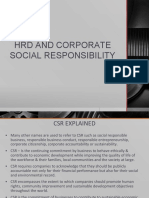 HRD and Corporate Social Responsibility