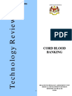 Cord Blood Banking: OCTOBER 2006