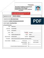 National Testing Service (NTS) Form Sample