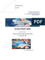 Regulament participare Eurotrip 2020