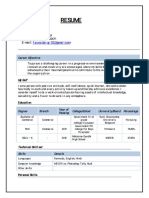 Resume Fayaz PDF