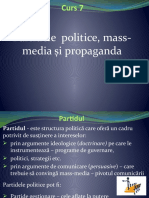 Partidele Politice, Mass-Media Și Propaganda