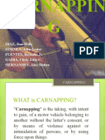 CARNAPPING Elements and Investigation