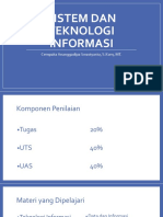 Sistem Dan Teknologi Informasi: Cempaka Ananggadipa Swastyastu, S.Kom, MT