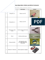 Alat Dan Bahan Yang Digunakan Dalam Perakitan Komputer