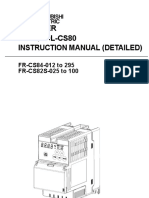 MITSUBISHI FR CS80 Instruction Manual