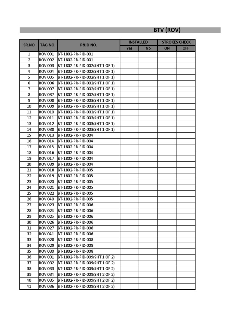 ROV 003 Installation and Checks | PDF