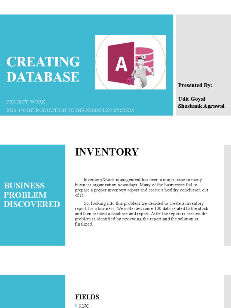 Inventory Management Database Project | PDF | Databases | Inventory