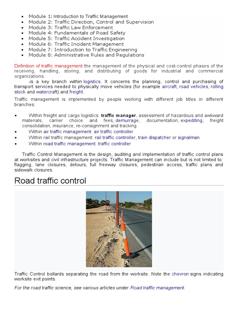 Traffic Control Definition : traffic – ELZYL