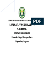 Talangan Integrated National High School Contact Details