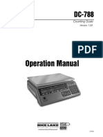 Operation Manual: Counting Scale