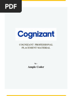 Ample Coder: Cognizant Professional Placement Material